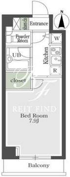 プレミアステージ芝公園2 606 間取り図