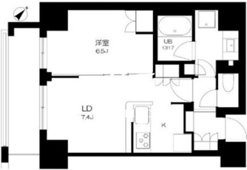 プライマル勝どき 1003 間取り図