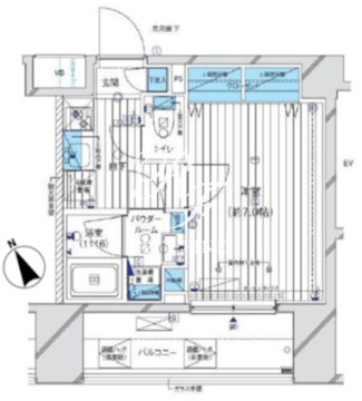 メインステージ目黒3 904 間取り図