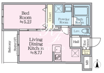 アイルグランデ赤羽 403 間取り図