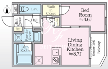 アイルグランデ赤羽 305 間取り図