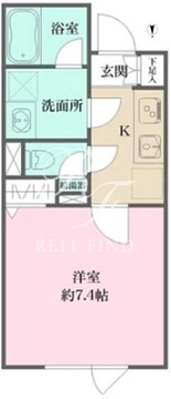 アトリオフラッツ三軒茶屋ノース 304 間取り図