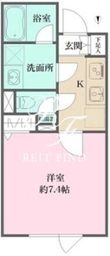 アトリオフラッツ三軒茶屋ノース 204 間取り図