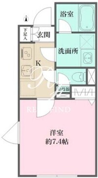 アトリオフラッツ三軒茶屋ノース 103 間取り図