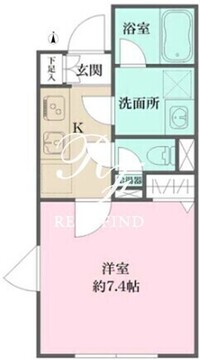 アトリオフラッツ三軒茶屋ノース 303 間取り図