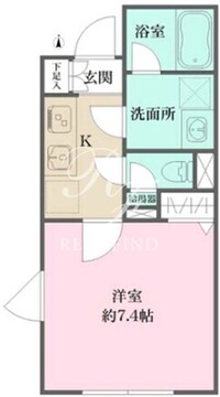 アトリオフラッツ三軒茶屋ノース 402 間取り図