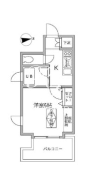 ラクラス木場公園 701 間取り図