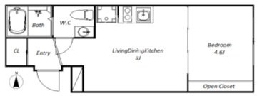 ブルーパレット池上 101 間取り図