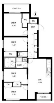 クールブラン西荻窪 502 間取り図