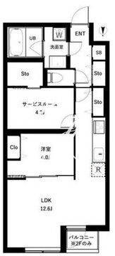 クールブラン西荻窪 203 間取り図