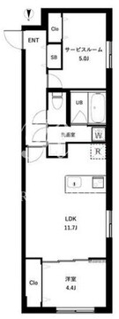 クールブラン西荻窪 205 間取り図