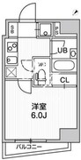 コンシェリア新橋 1401 間取り図