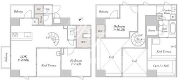ルミーク三軒茶屋 1402 間取り図