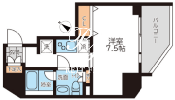 グランパセオ本駒込 401 間取り図