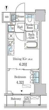 JP noie 西蒲田 803 間取り図
