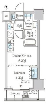 JP noie 西蒲田 703 間取り図