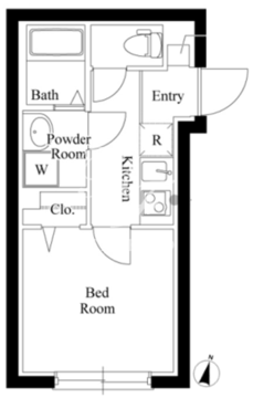 Mステージ志村坂上 202 間取り図