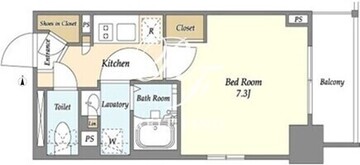 テラス南千住 403 間取り図