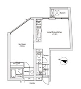 カスタリア渋谷櫻丘 601 間取り図