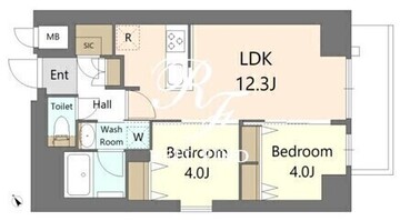 エスレジデンス王子イネーブル 601 間取り図
