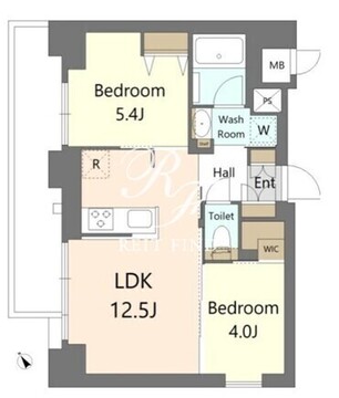 エスレジデンス王子イネーブル 302 間取り図