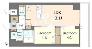 エスレジデンス王子イネーブル 503 間取り図
