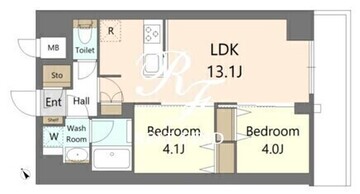 エスレジデンス王子イネーブル 803 間取り図