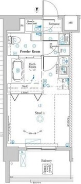 ラフィスタ中野本町 804 間取り図