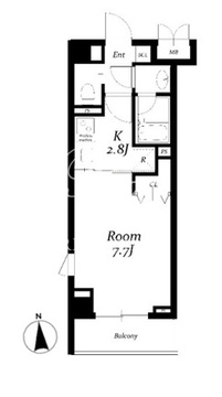 クラス四谷 304 間取り図