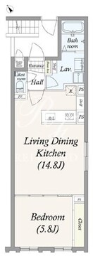 グランパセオ三宿2 402 間取り図