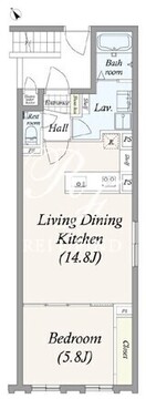 グランパセオ三宿2 302 間取り図