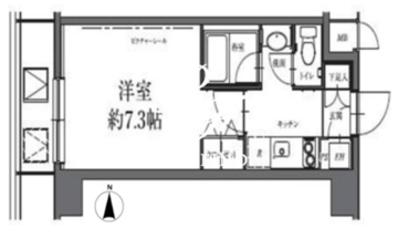 HF駒沢公園レジデンスタワー 511 間取り図