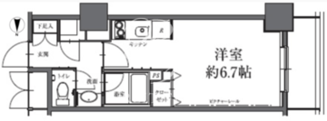 HF駒沢公園レジデンスタワー 1901 間取り図