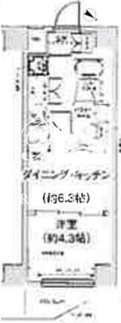スパシエ幡ヶ谷 301 間取り図