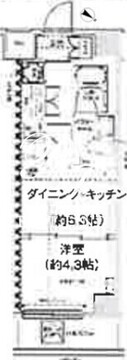 スパシエ幡ヶ谷 402 間取り図