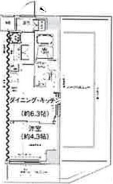 スパシエ幡ヶ谷 501 間取り図