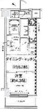 スパシエ幡ヶ谷 102 間取り図
