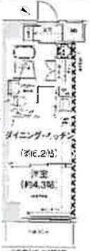 スパシエ幡ヶ谷 607 間取り図
