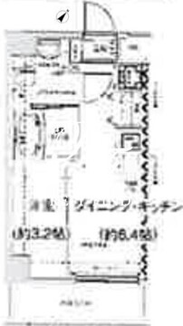 スパシエ幡ヶ谷 410 間取り図