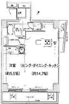 スパシエ幡ヶ谷 211 間取り図