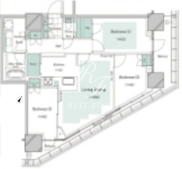 ザ・タワー十条 601 間取り図