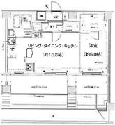 スパシエ幡ヶ谷 702 間取り図