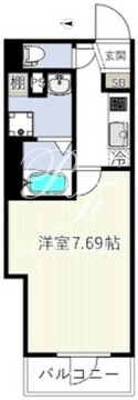 エスグランデ門前仲町 203 間取り図