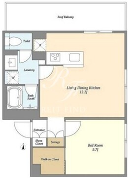 ガーデンレジデンス恵比寿 307 間取り図