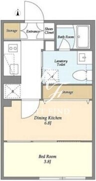 ガーデンレジデンス恵比寿 301 間取り図