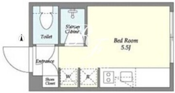 ガーデンレジデンス恵比寿 207 間取り図