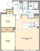 ガーデンレジデンス恵比寿 202 間取り図