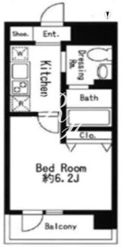 ドゥーエ西大島2 915 間取り図