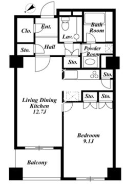 KDX代官山レジデンス 109 間取り図