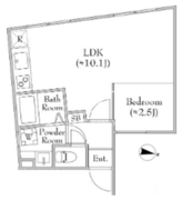 フォンス・ルーキス イズミ 103 間取り図